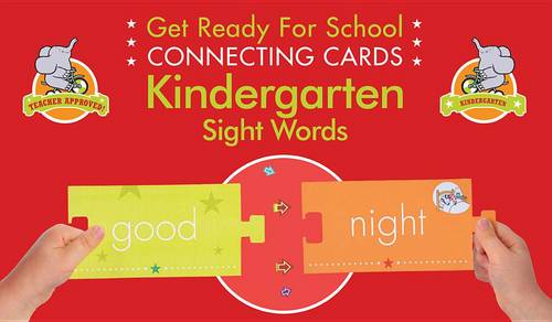 Get Ready for School Connecting Cards: Kindergarten Sight Words