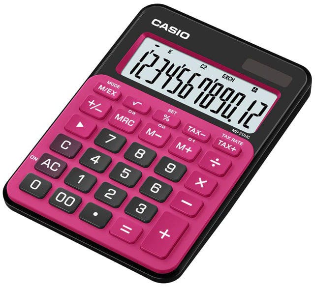 Mini Desk Type Calculator Pink | Bookazine HK