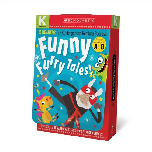 Funny Furry Tales A-D Kindergarten Reader Box Set: Scholastic Early Learners (Guided Reader)