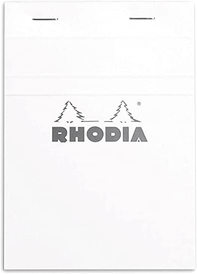 Rhodia Notepad, No13 A6, Lined - White
