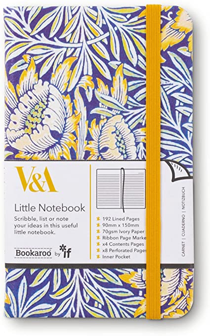 IF V&amp;A Bookaroo (A6) Journal - Morris Tulip &amp; Willow