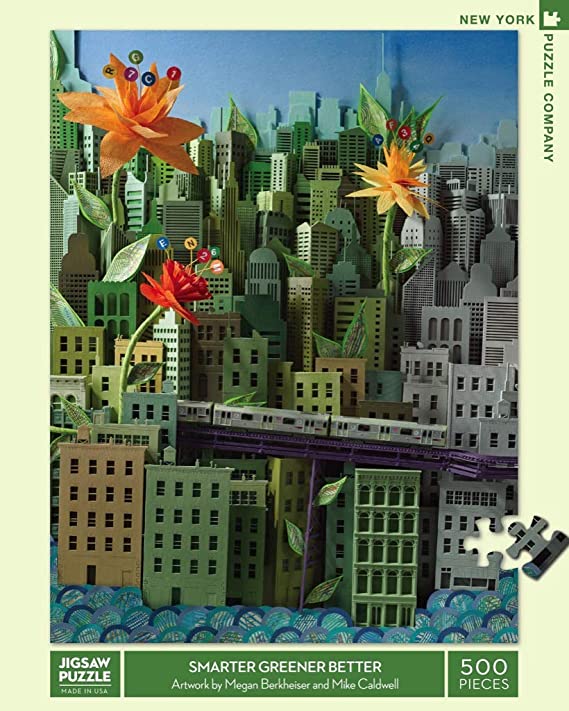 Transit Posters Smarter Greener Better: 500 Piece Puzzle