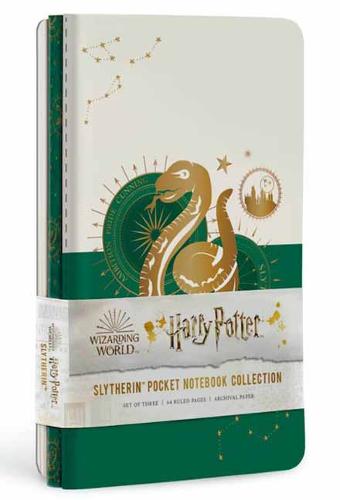 Harry Potter: Slytherin Constellation Sewn Pocket Notebook Collection: Set of 3