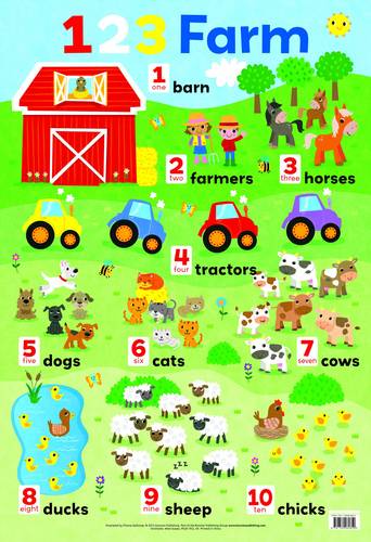 Counting on the Farm Wall Chart