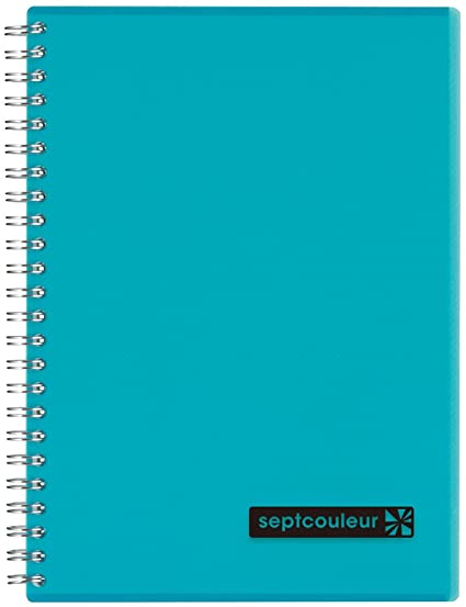 Spiral and Wirebound Notebook - Maruman Sept Couleur A5(7mm rule) -N572B-52 Light Blue 80 sheets