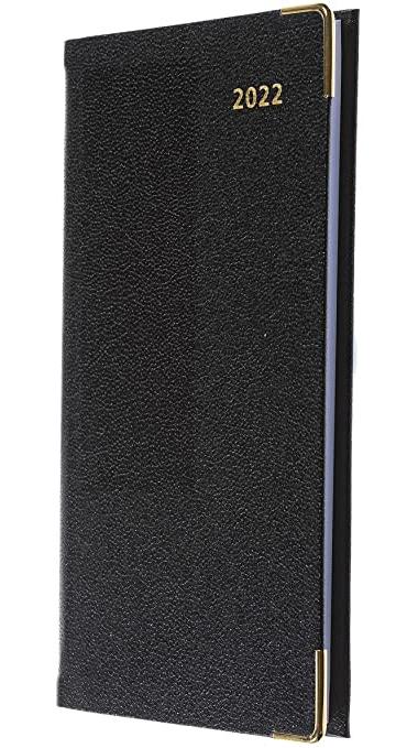 Collins Business Slimchart Week to View with Appointments Portrait 2022 Diary - Black