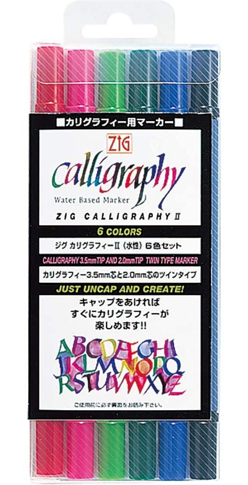 ZIG Calligraphy Pens (6)