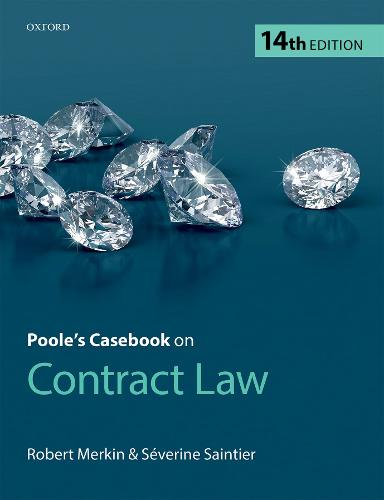 Poole&#39;s Casebook on Contract Law