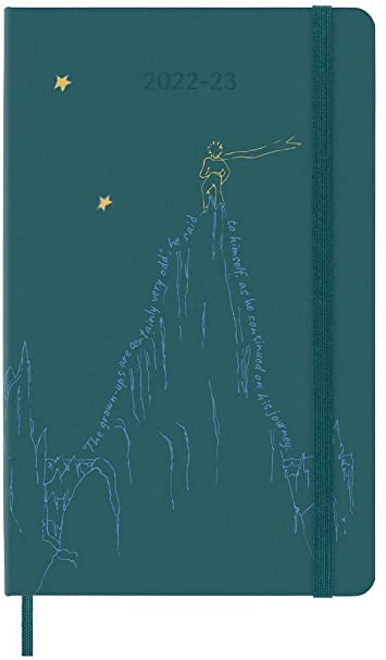 Moleskine Limited Edition Le Petit Prince 18 Month 2022-2023 Weekly Planner, Hard Cover, Large (5&quot; x 8.25&quot;), Mountain