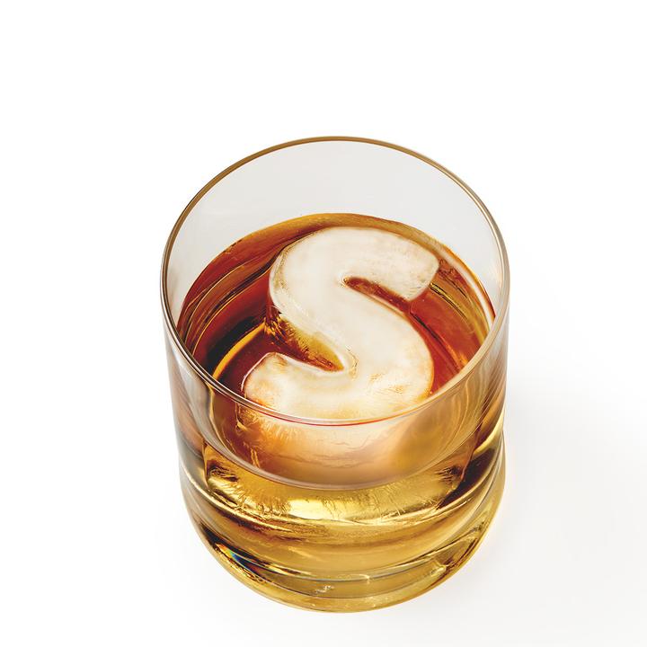 DrinksPlinks™ Ice Cube Tray - S Is For Scotch