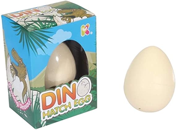 NURCHUMS Dino Hatching Egg, Hatch and Grow Dinosaur Lucky Dip (Small 7cm)