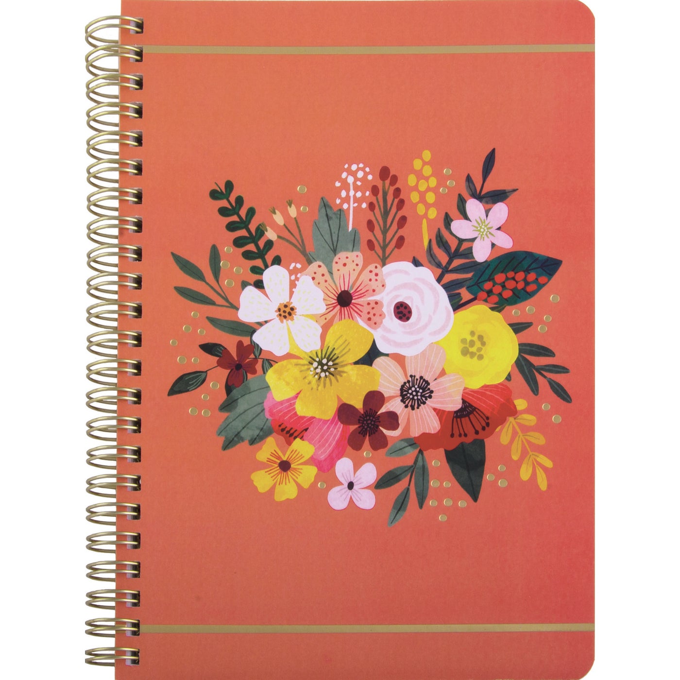 Coral Bright Bouquet Spiral Notebook | Bookazine HK
