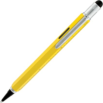 Monteverde USA One Touch Tool Pen, Inkball Pen, Yellow (MV35222)