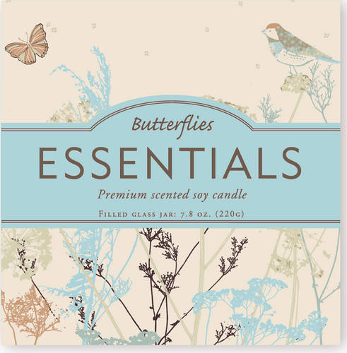 Essentials Candle Butterflies