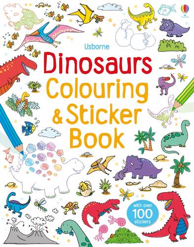 Dinosaurs Colouring and Sticker Book