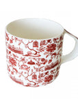 Toile Festive Mug Set of 2 (Red or Blue) | Bookazine HK