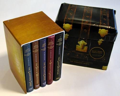 Percy Jackson and the Olympians Hardcover Boxed Set: Books 1 - 5