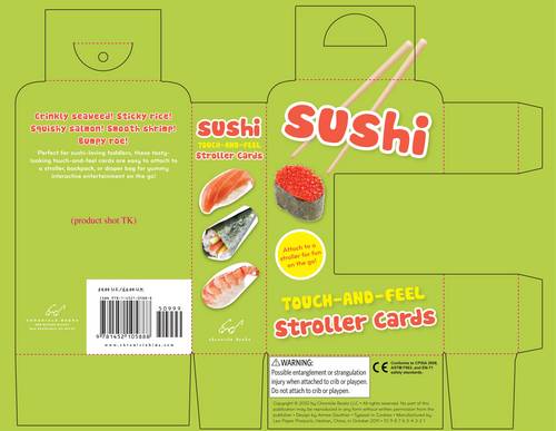 Sushi Touch and Feel Stroller Cards