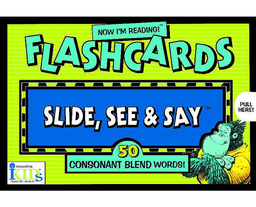 Now I&#39;m Reading!: Slide, See and Say Flashcards: 50 Consonant Blend Words