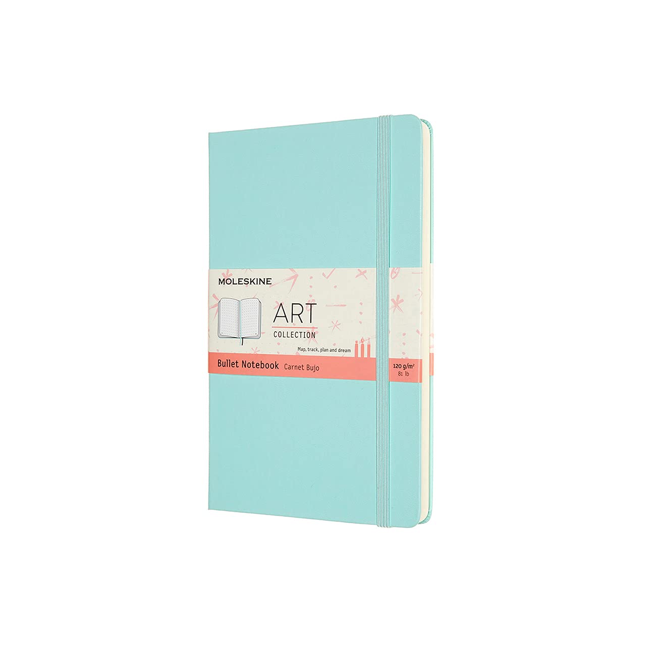 Art Bullet Notebook (Hard Cover Large) Aquamarine | Bookazine HK