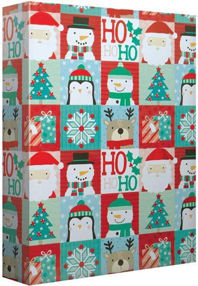 Christmas Gift Wrap Happy Friends Jumbo 8ft