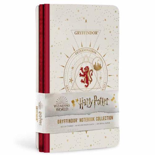 Harry Potter: Gryffindor Constellation Sewn Notebook Collection: Set of 3
