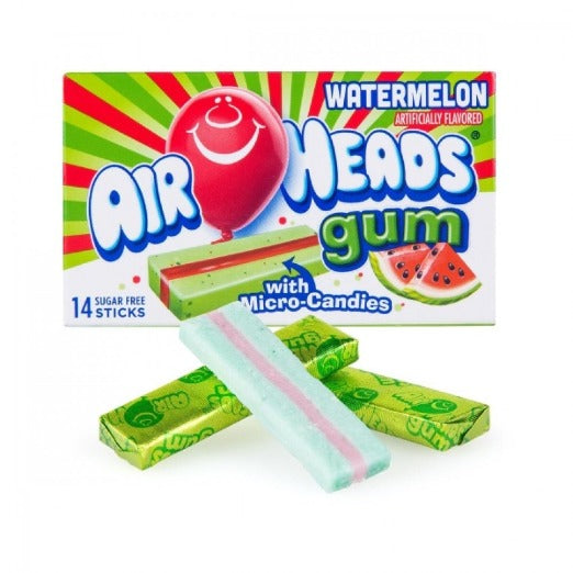 AirHeads Watermelon Gum with Micro-Candies, 14 Ct