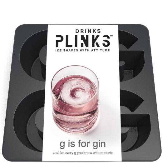 DrinksPlinks™ Ice Cube Tray - G Is For Gin