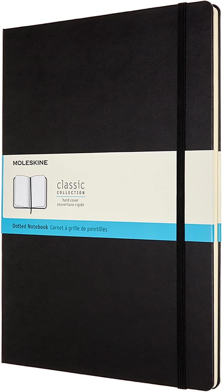 Dotted Classic A4 Notebook (Hard Cover) Black | Bookazine HK