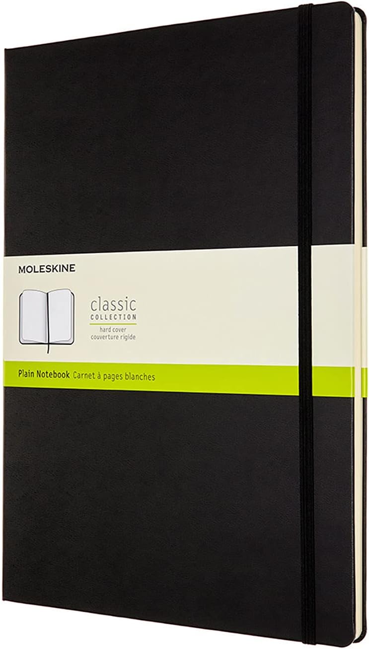 Blank Classic A4 Notebook (Hard Cover) Black | Bookazine HK