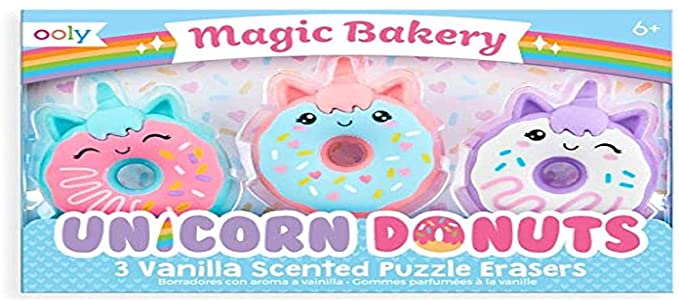 Magic Bakery Unicorn Donuts Scented Erasers | Bookazine HK