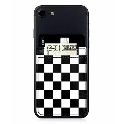 IDecoz  Cellular Phone Cases Checkered - Black &amp; White Checkered Phone Pocket