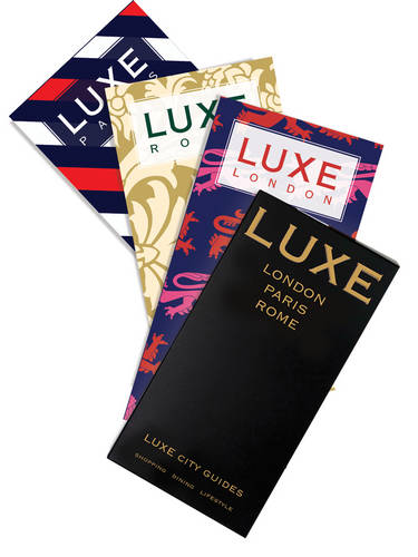 European Travel Set Luxe City Guide, 5th Edition: London, Paris &amp; Rome