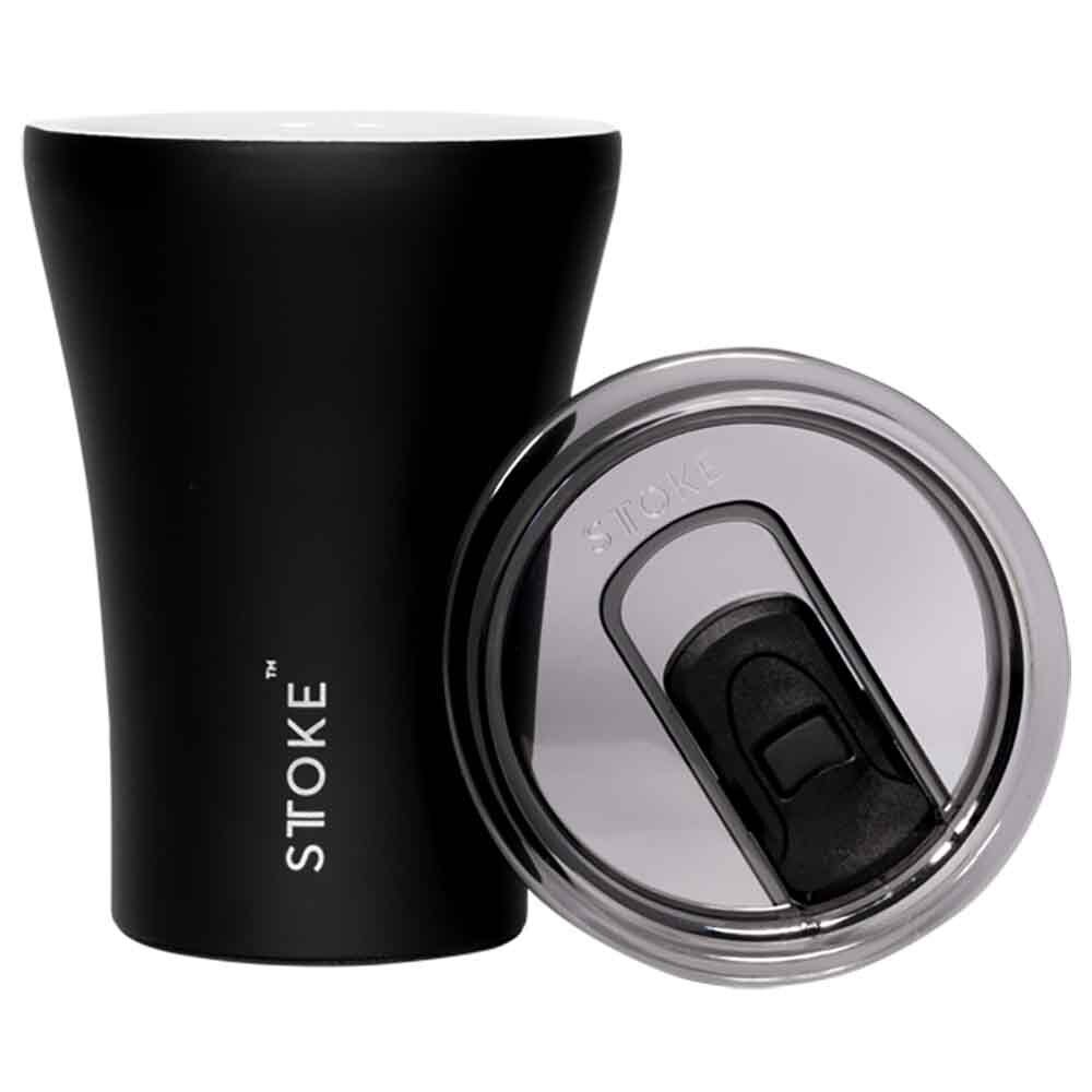 Lux Black Reusable Coffee Cup 8oz | Bookazine HK