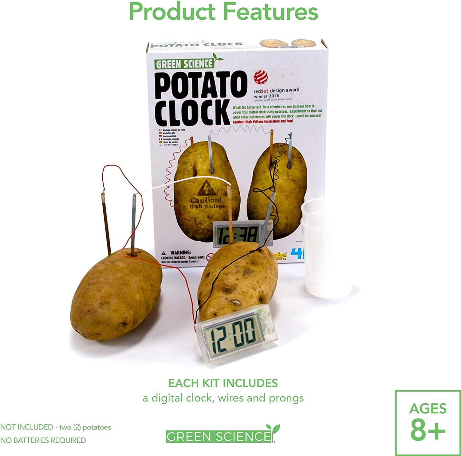 Green Science Potato Clock | Bookazine HK