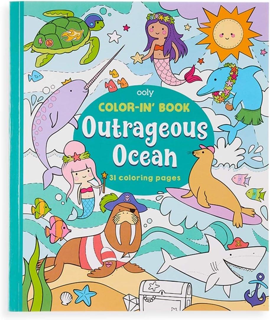Color-In' Book - Outrageous Ocean | Bookazine HK