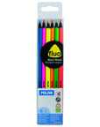 Milan 752306 Milan Ergo Grip Fluorescent Color Pencils 6 Count