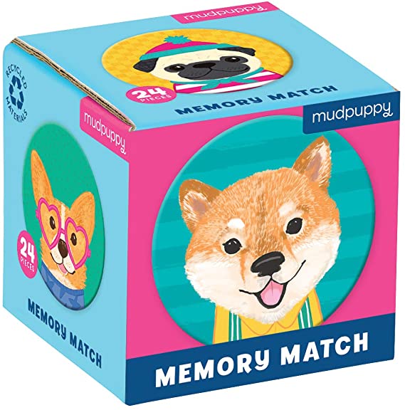 Dog Portraits Mini Memory Match Game