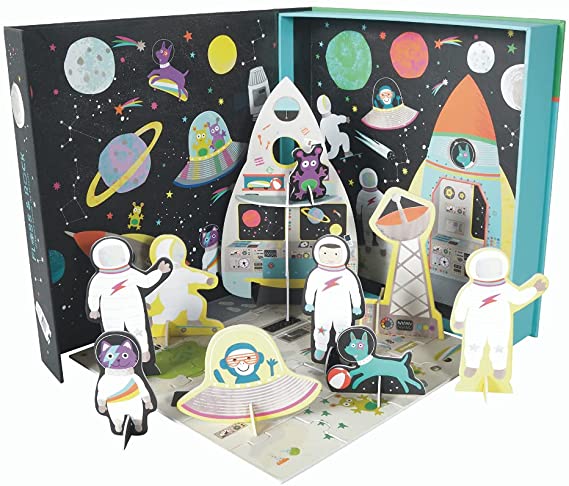 Floss &amp; Rock 43P6376 Space Pop Out Play Scene