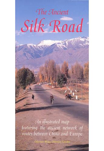 Ancient Silk Road: An Illustrated Map Featuring the Ancient Network of Routes Between China