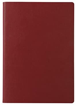Daycraft N75 605-00 A5&quot;Signature&quot; Grid Notebook - Red