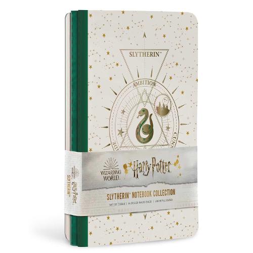 Harry Potter: Slytherin Constellation Sewn Notebook Collection: Set of 3