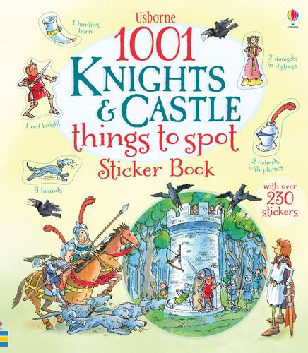 1001 Knights and Castles to Spot Sticker Book
