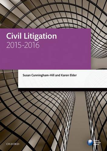 Civil Litigation 2015-2016
