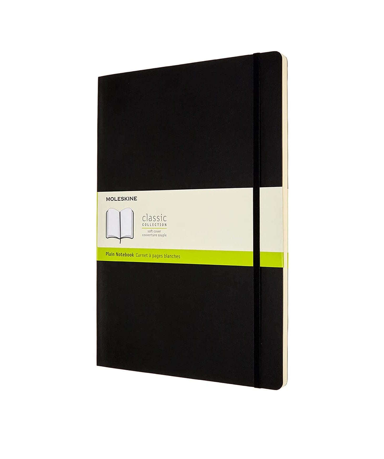 Blank Classic A4 Notebook (Soft Cover)  Black | Bookazine HK