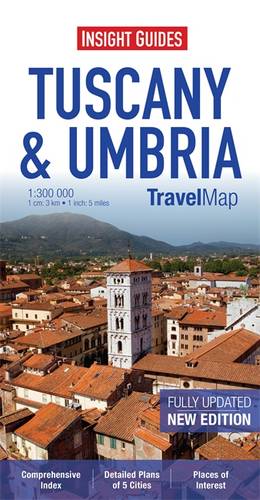 Insight Guides Travel Map Tuscany &amp; Umbria