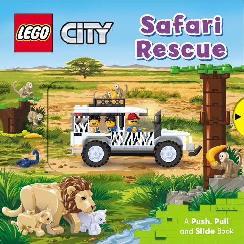 LEGO (R) City. Safari Rescue: A Push, Pull and Slide Book