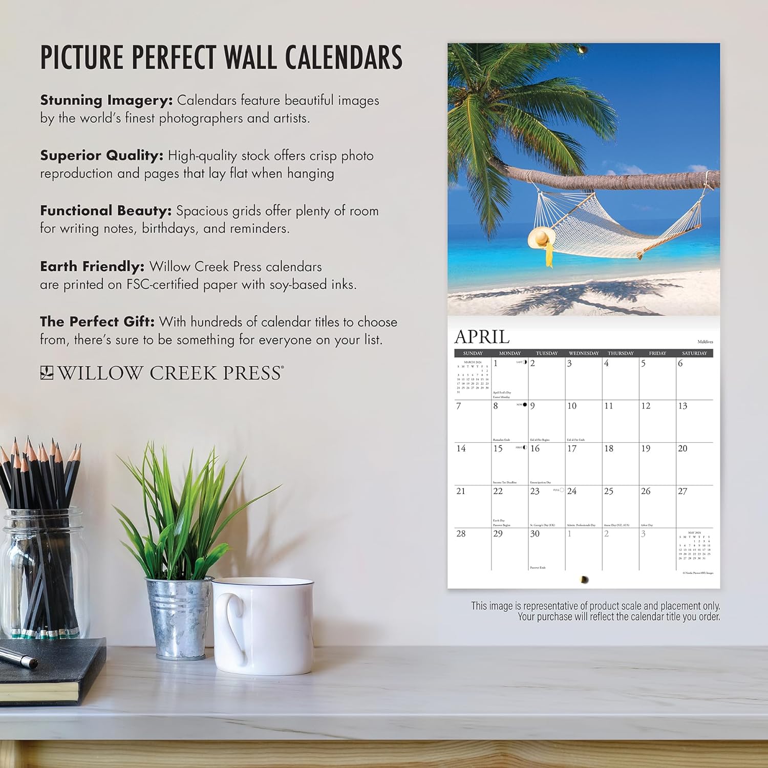 reasons-to-bee-monthly-2024-wall-calendar