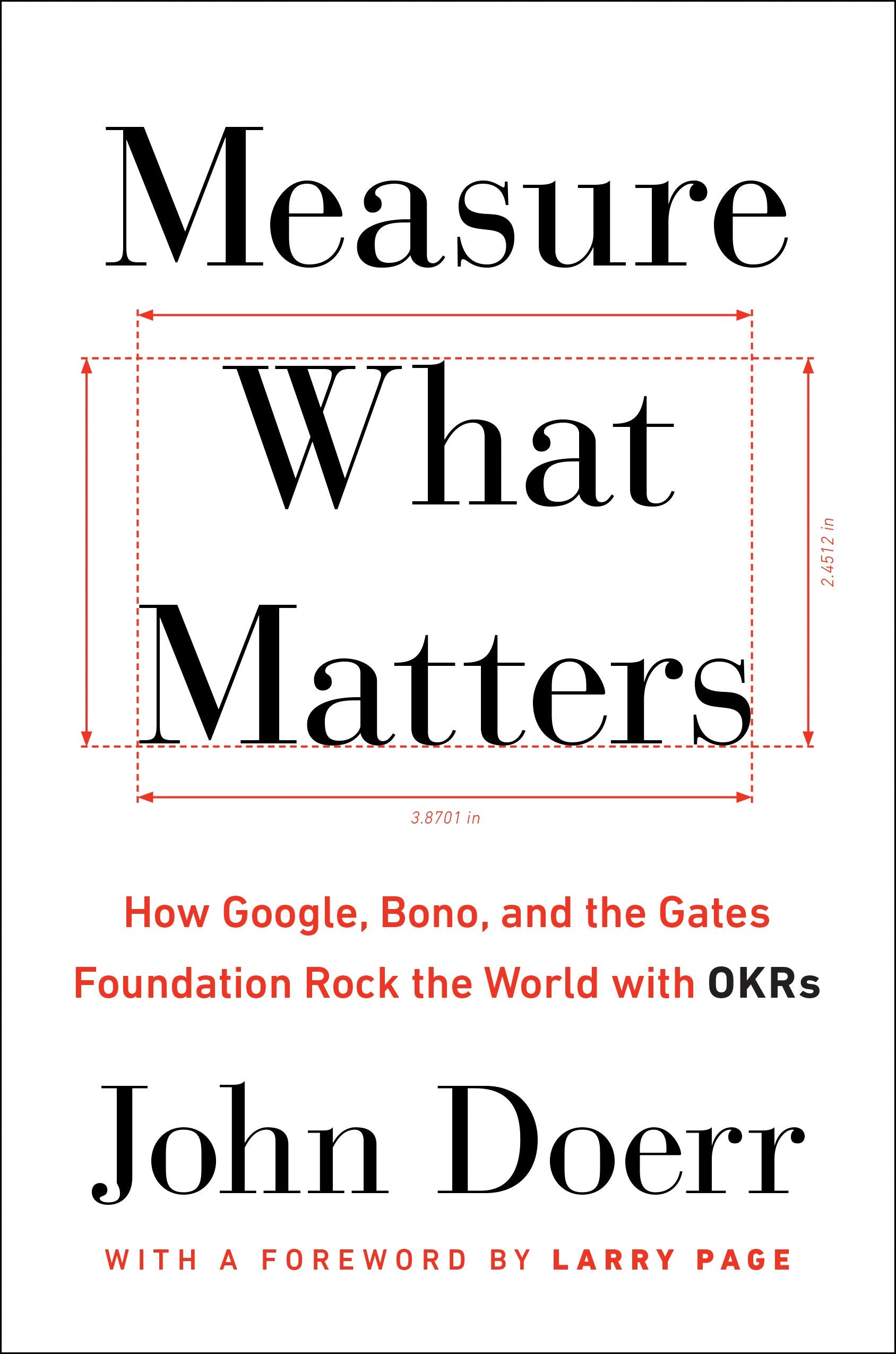 Measure What Matters: How Google, Bono, and the Gates Foundation Rock the World with Okrs
