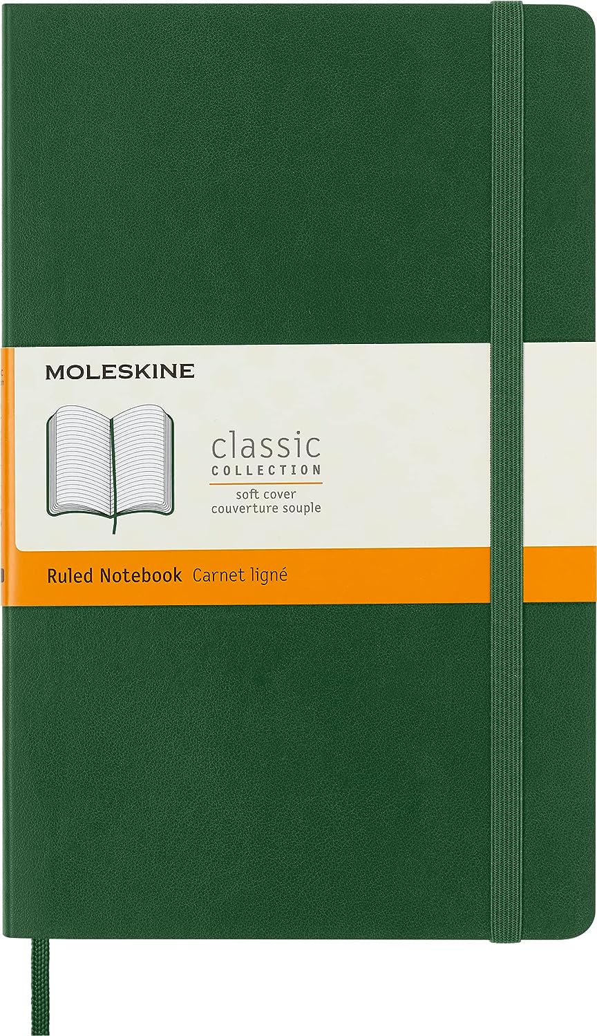 Ruled Classic Notebook (Soft Cover Large) Green | Bookazine HK